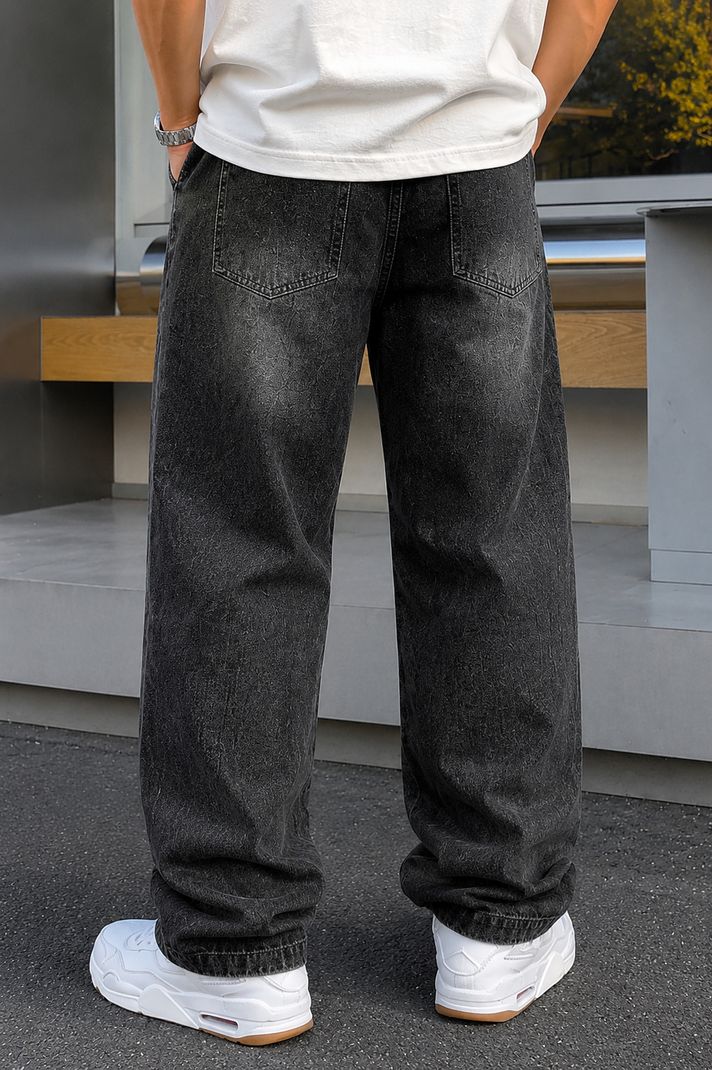 KOTTY Men Regular Low Rise Grey Jeans - Image 4