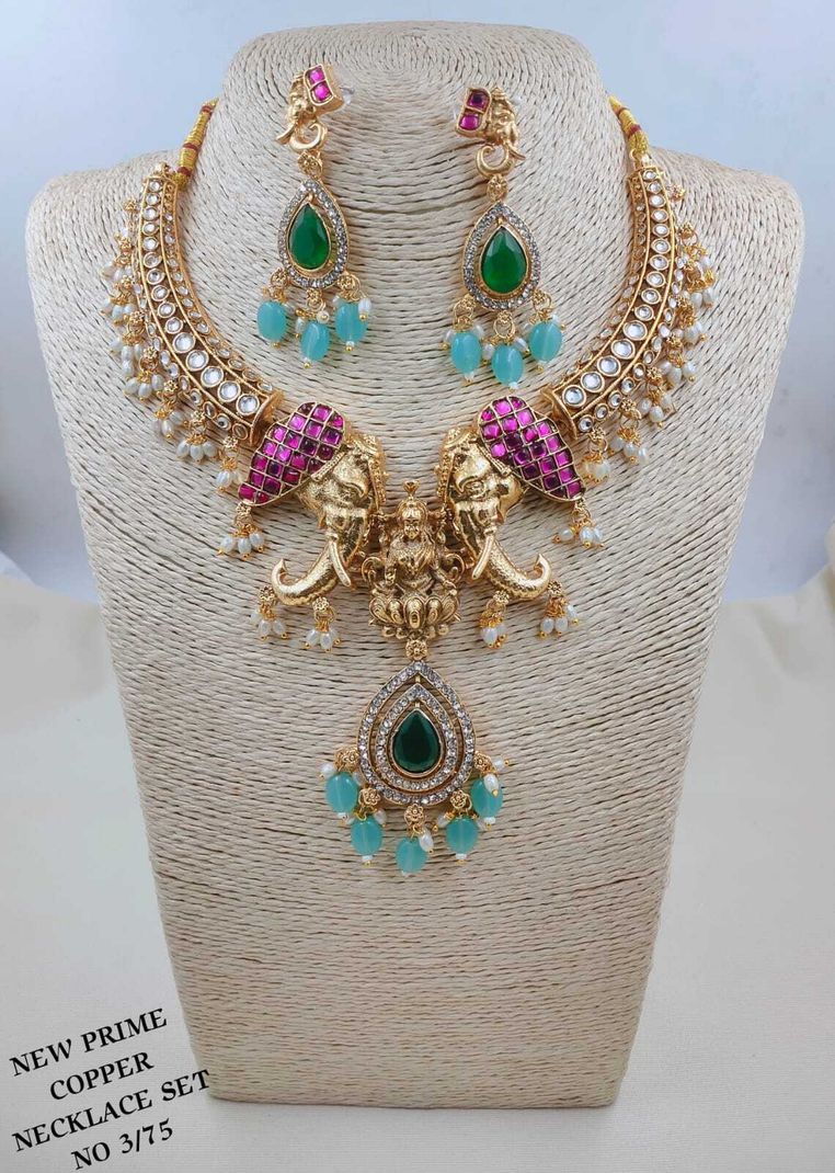 Twinkle Star Fashion Hub Alloy Gold-Plated Multicolor Jewel Set - Image 2