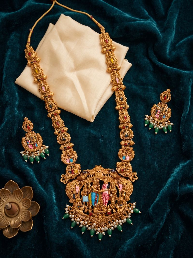 Influtive Brass, Copper Gold-plated Jewel Set - Image 3