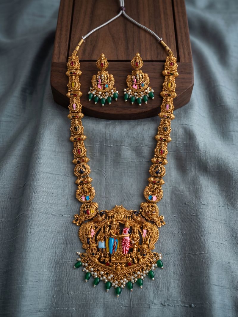 Influtive Brass, Copper Gold-plated Jewel Set - Image 4