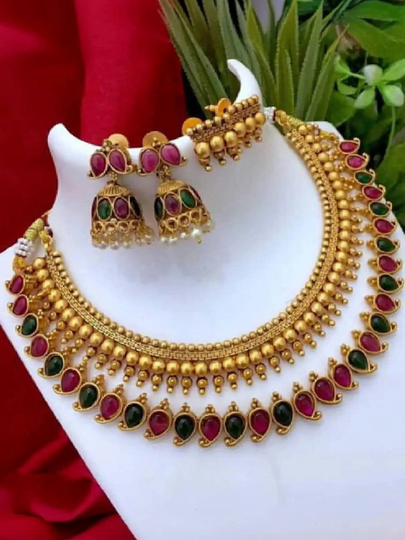 Copper Gold-plated Gold Jewel Set