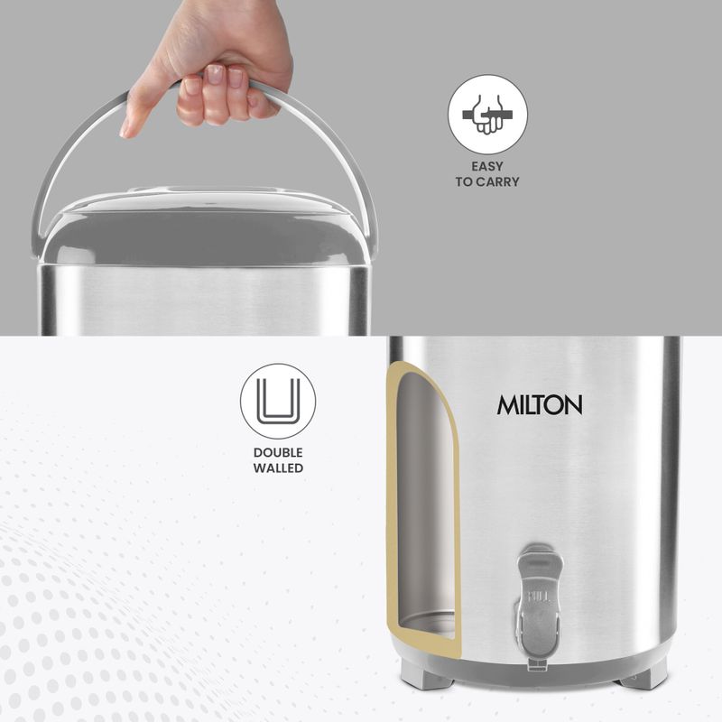 MILTON 9.3L Steel Water Jug - Image 4