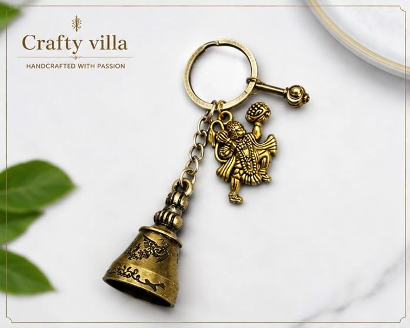 Crafty Villa Guardian Bell Keychain - Image 6