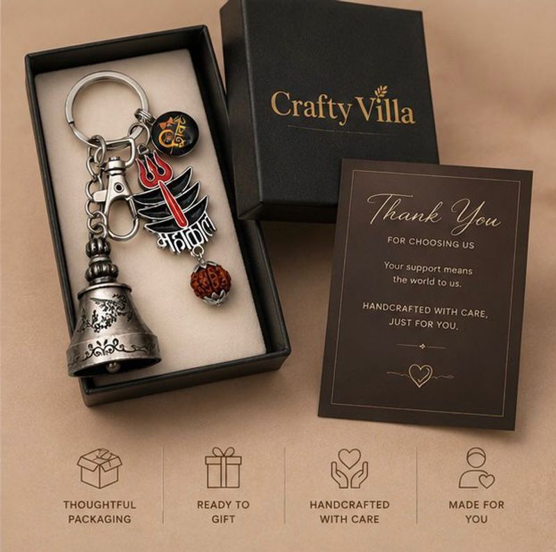 Crafty Villa Guardian Bell Keychain - Image 5