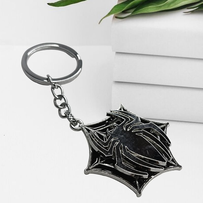 SCO Spider Man Rotating Metal Keychain 360° Spinning|Marvel Gift for Fans,Collectors Key Chain - Image 6