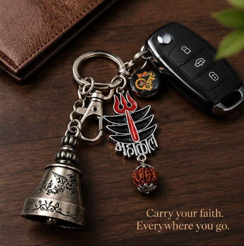 Crafty Villa Guardian Bell Keychain - Image 3
