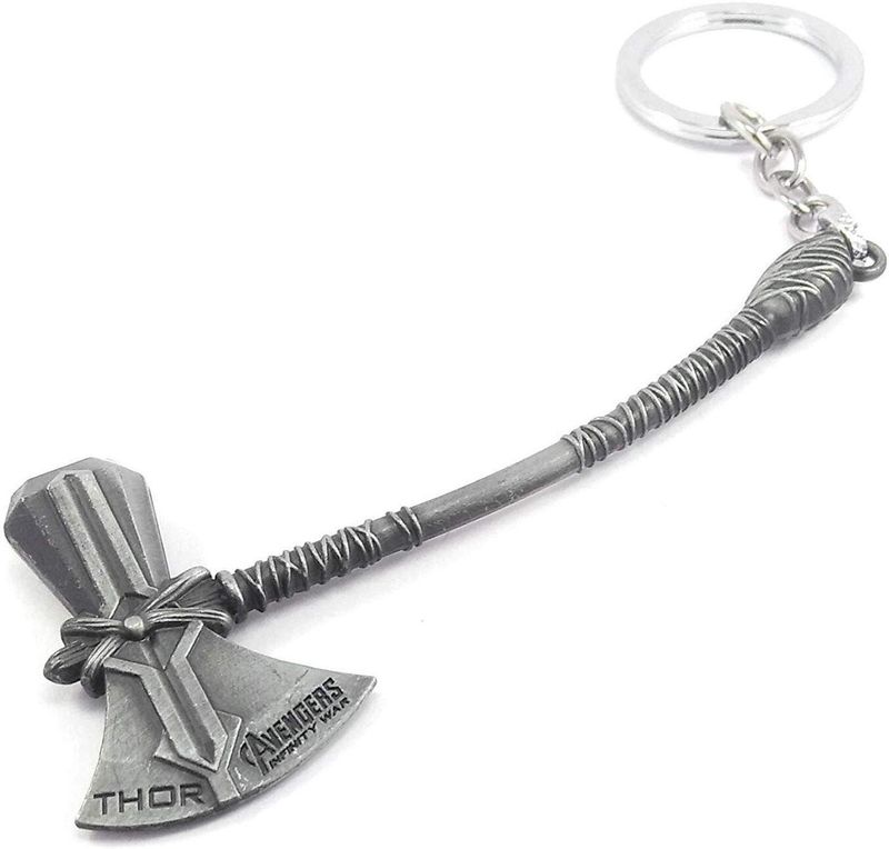 Mistazzo Thor Hammer Axe and Captain America Shield Keychain - Image 4