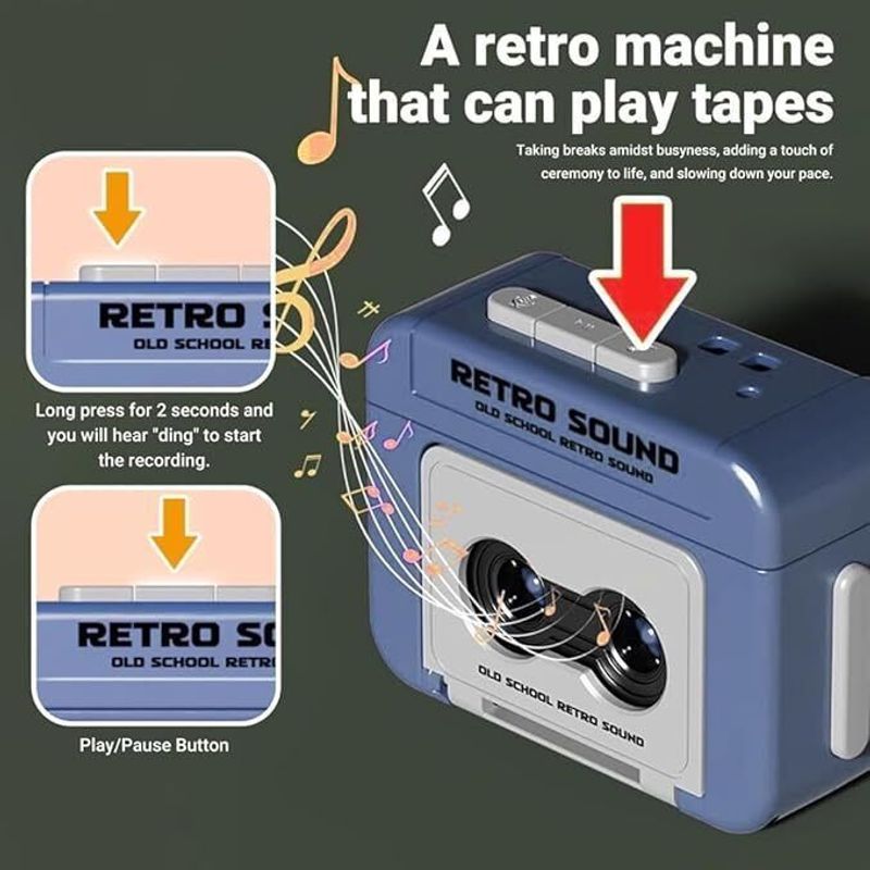 ZIVIN Retro Sound Style Key Chain Mini Voice Recorder - Image 5