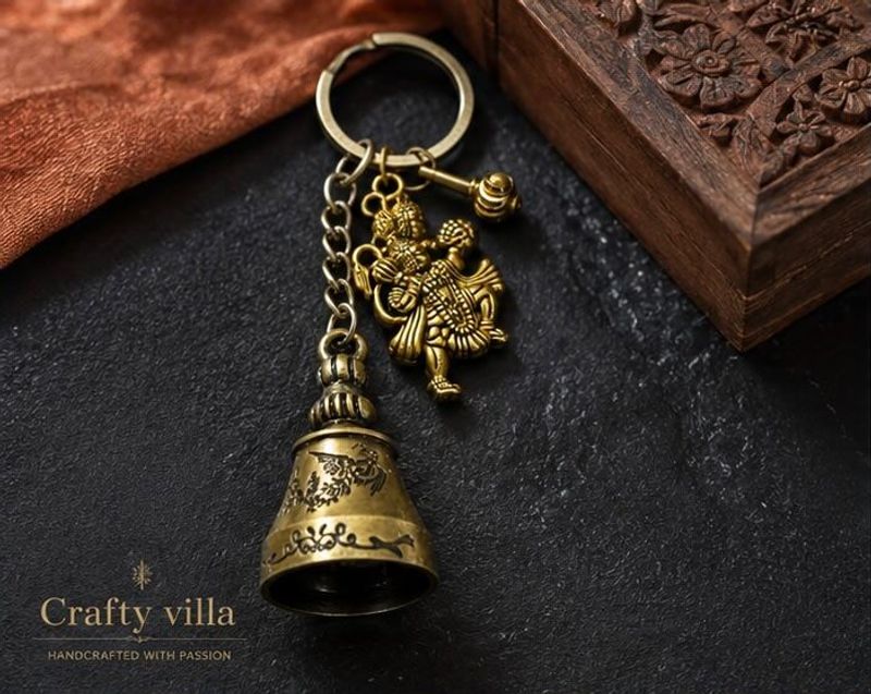 Crafty Villa Guardian Bell Keychain - Image 4