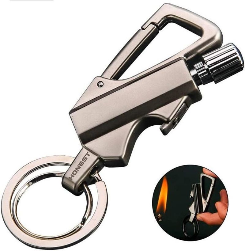 Kudos Enterprises Keychain Bottle Opener and Matchstick Fire Starter - Image 2