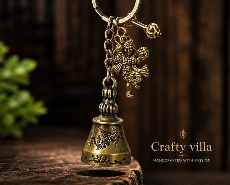 Crafty Villa Guardian Bell Keychain - Image 3