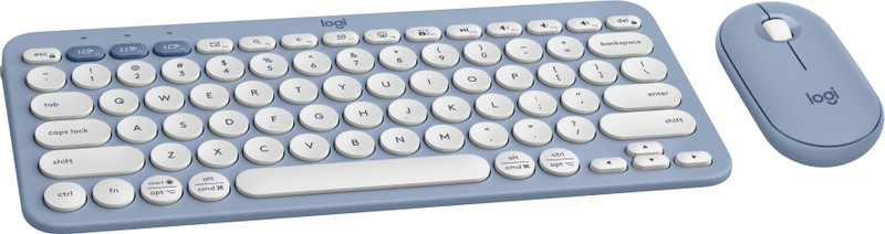 Logitech Pebble 2 Combo Bluetooth Standard Laptop Keyboard Compatible With Desktop, Laptop, Mac Multimedia_Keys
