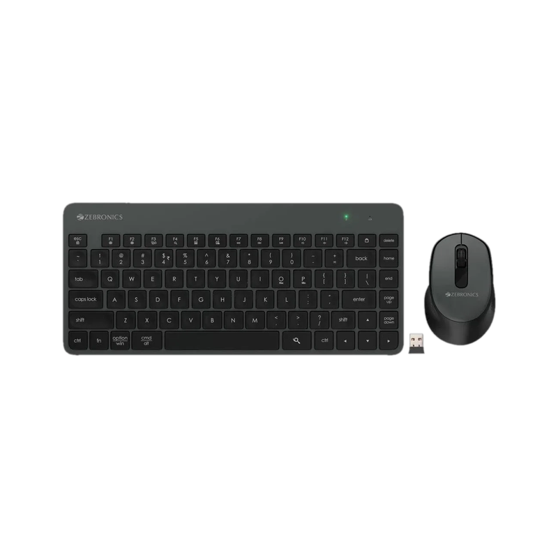 ZEBRONICS Companion 201 Wireless Keyboard, 83 Keys, Black - Image 2