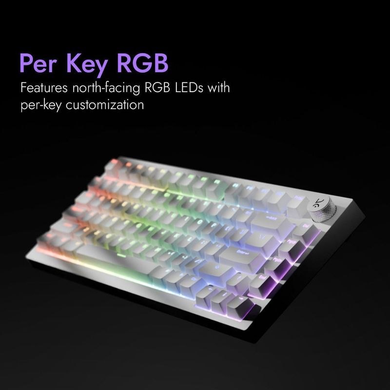 Kreo Swarm X Wireless 75% Mechanical Keyboard Red - Image 4