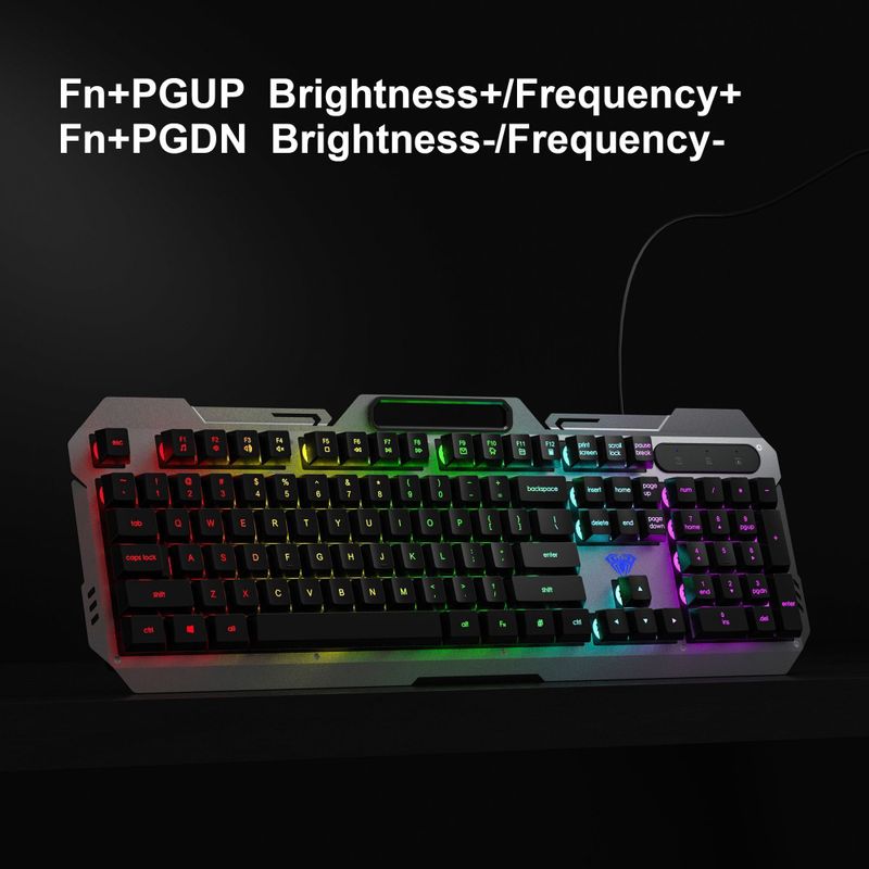 Aula F2023 Combo Wired USB Gaming Keyboard (Black) - Image 4