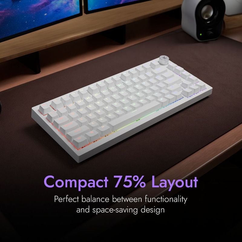 Kreo Swarm X Wireless 75% Mechanical Keyboard Red - Image 5