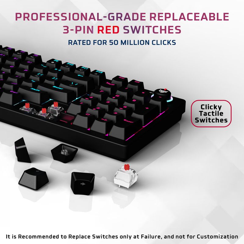 EVOFOX Katana X2 Mechanical Keyboard - Image 3