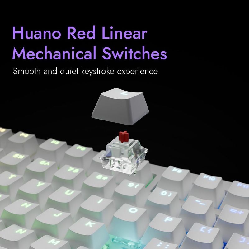 Kreo Swarm X Wireless 75% Mechanical Keyboard Red - Image 6