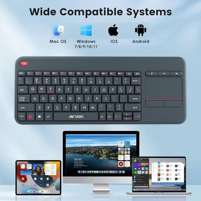 Ant Esports WK100 2in1 Bluetooth Wireless Laptop Keyboard - Image 5