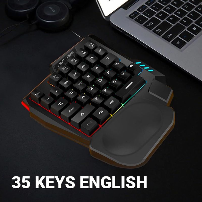 Ant Esports MK1001 35 Keys RGB Backlit Gaming Keypad - Image 3
