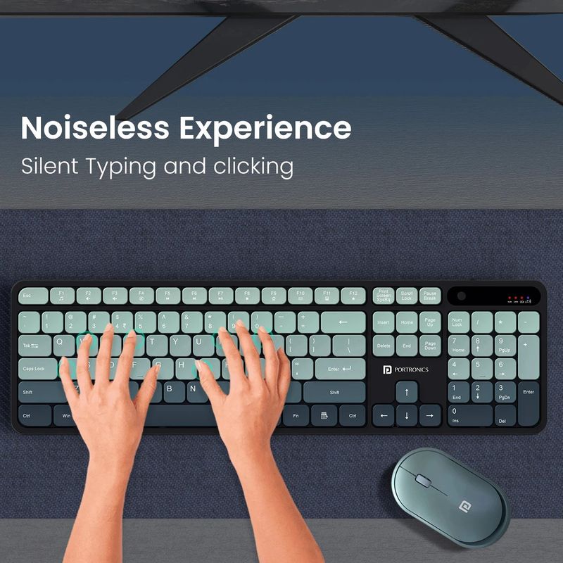 Portronics Key11 Combo Wireless Keyboard with Mouse 4 g - Image 4