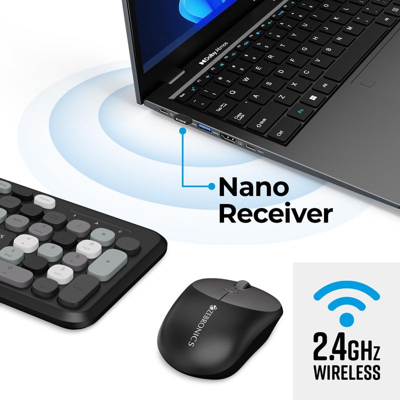 ZEBRONICS Companion 302 2.4GHz Wireless Keyboard & Mouse Combo - Image 4