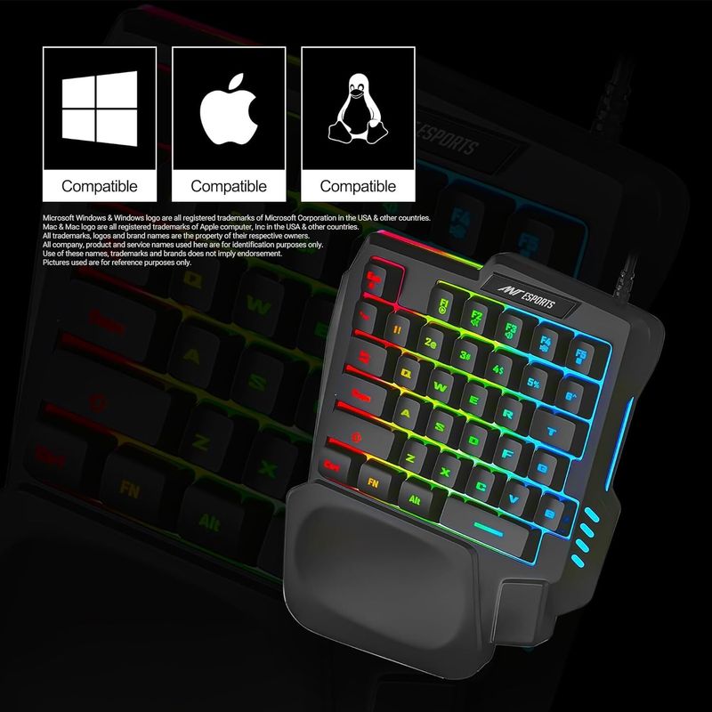Ant Esports MK1001 35 Keys RGB Backlit Gaming Keypad - Image 5
