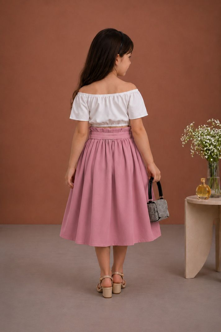 Anadiya Fashion Girls Party Top Skirt - Image 4