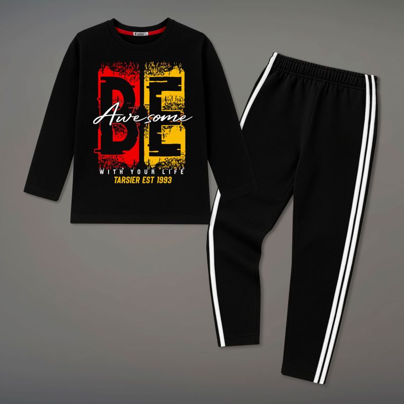 tarsier Boys Casual T-shirt Track Pants - Image 2