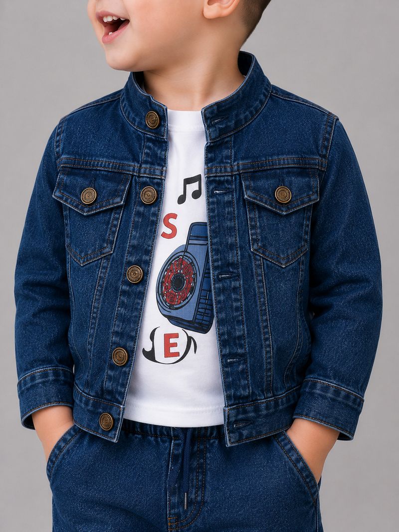 Shirazi Kids Boys Casual Jacket Jeans - Image 6