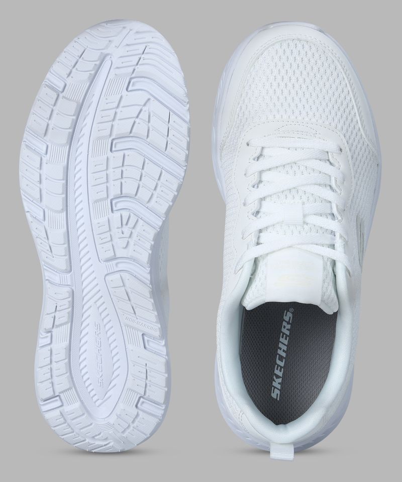 Skechers Lace Sneakers For Boys (White, 8-9 Years) - Image 5