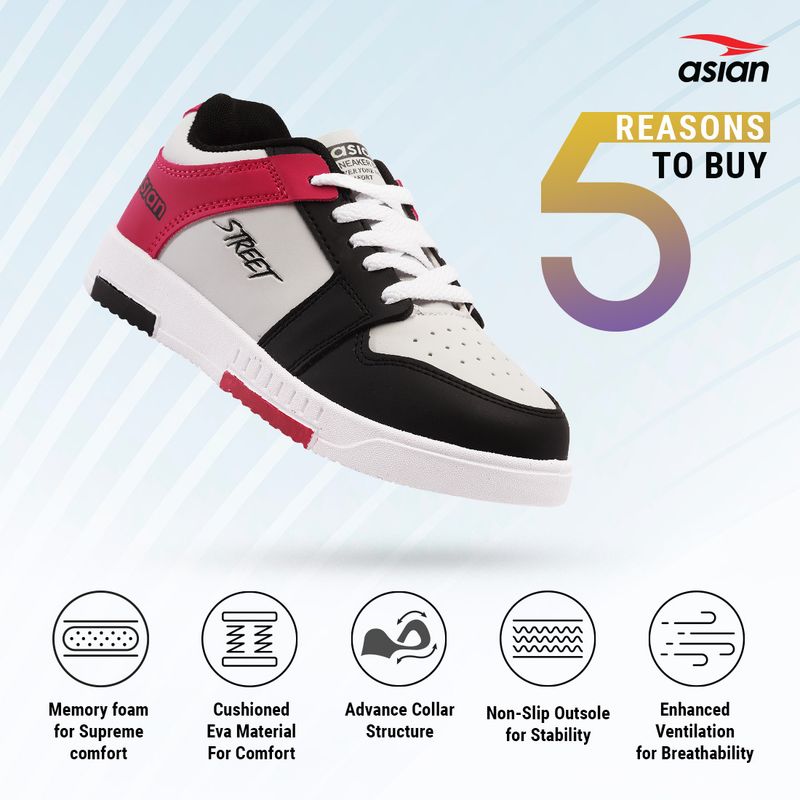 asian Lace Sneakers For Boys - Image 4