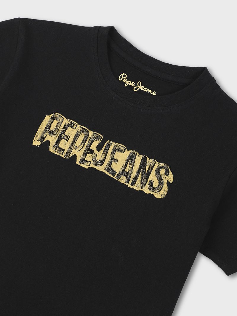 Pepe Jeans Boys Printed Cotton T-Shirt - Image 4