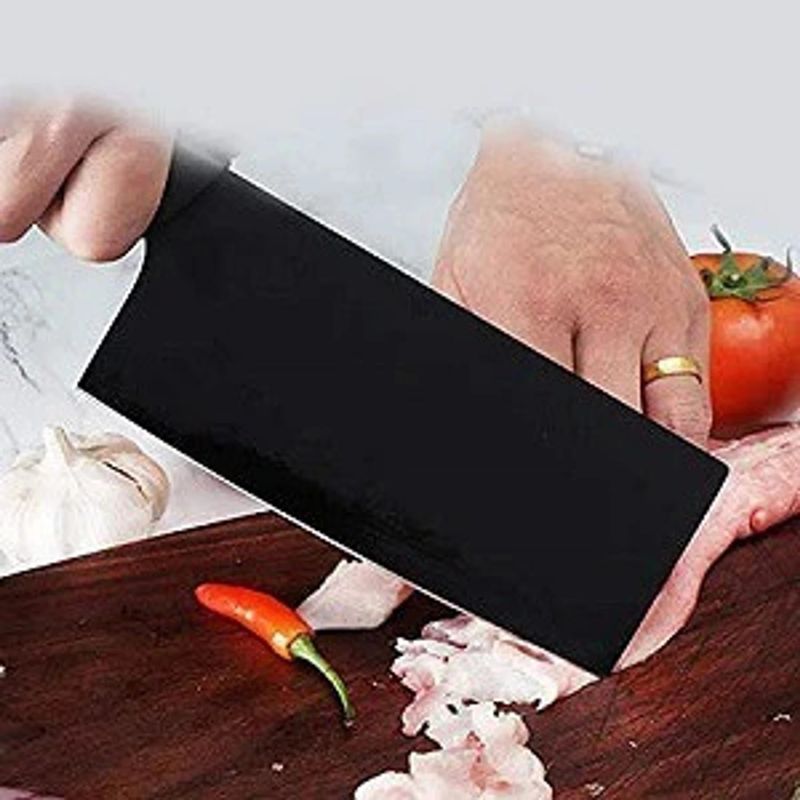 ZROY ENTERPRISE 1 Pc Stainless Steel Knife Set of 3 black Kitchen Knife with Ergonomic Handles for Meat, Fish & Vegetable - Image 7