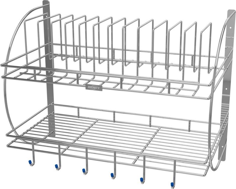 Kinglet Stainless Steel Wallmount Dish Rack - Image 2