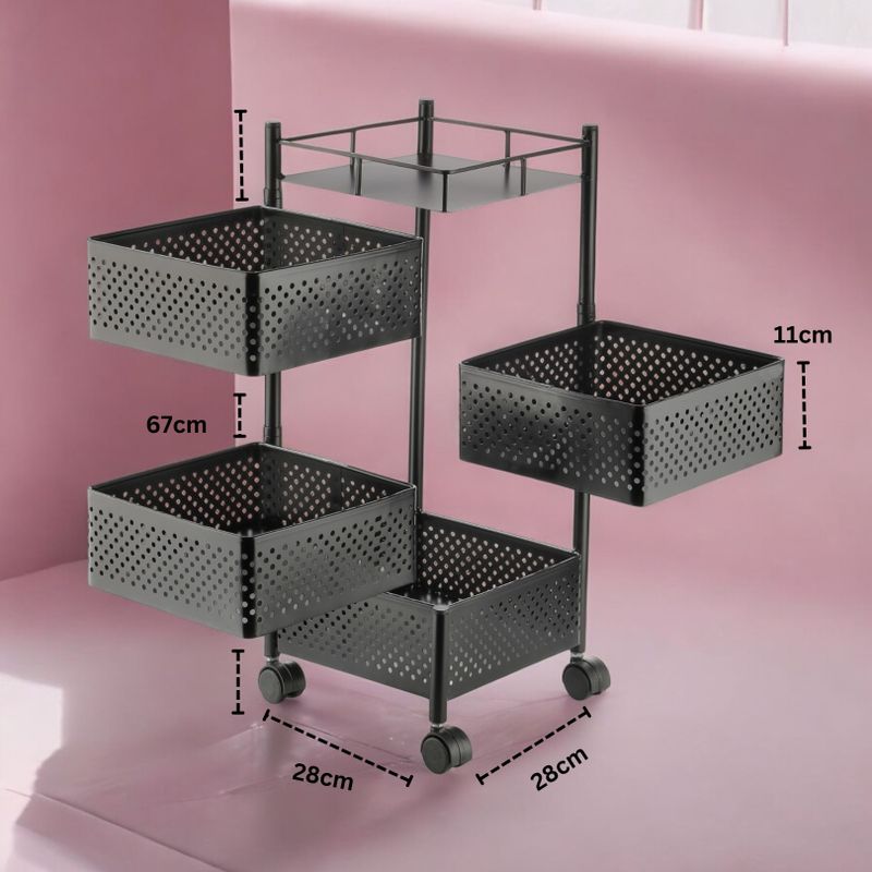 ADMIN INDUSTRIES 4-Layer Kitchen Rack - Image 3