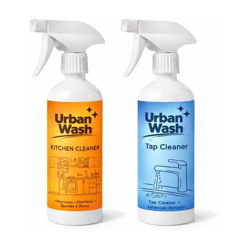 Urban Wash Kitchen Cleaner and Tap Cleaner Combo - Image 2