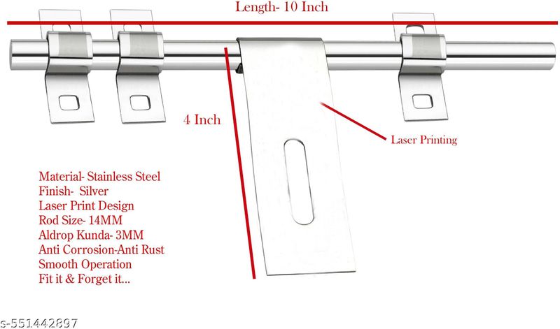 spidro Cam Latch Stainless Steel - Image 3