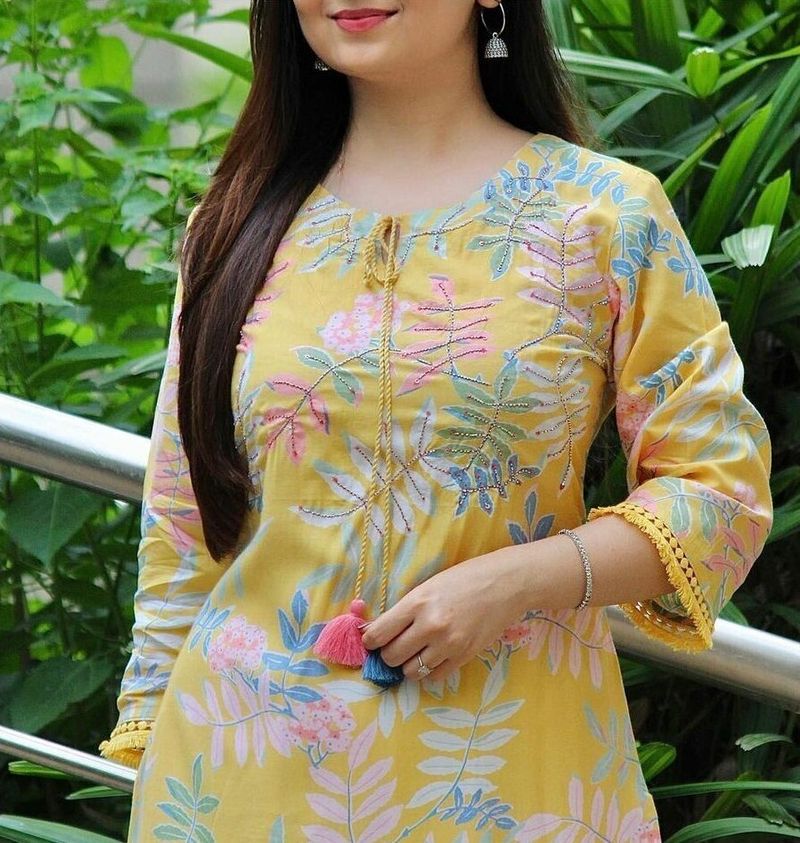 Sa Rasa Printed Viscose Rayon Straight Kurta - Image 6