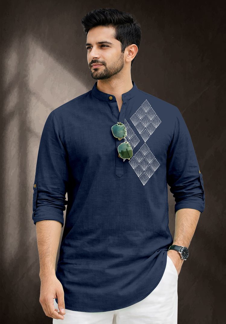 IMPERIAL CHOICE Men's Printed Cotton Blend Straight Kurta - Image 5
