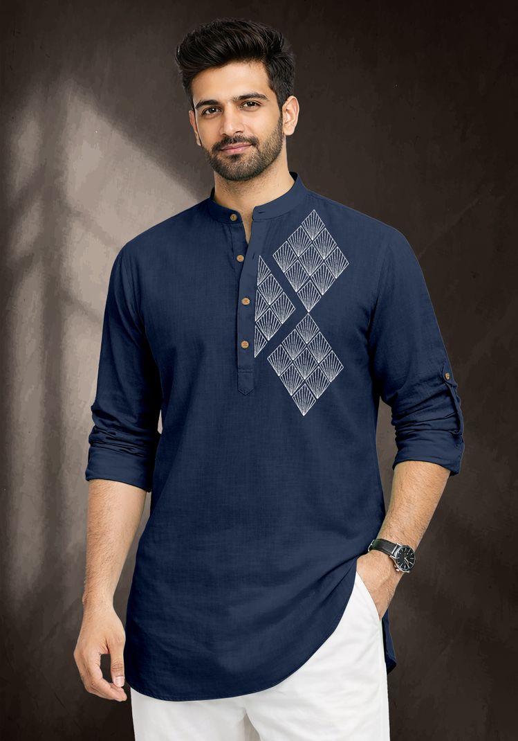 IMPERIAL CHOICE Men's Printed Cotton Blend Straight Kurta - Image 4