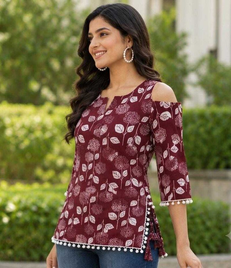 Shri Shyam Garment Shri Shyam Floral Print Viscose Rayon Kurta - Image 5