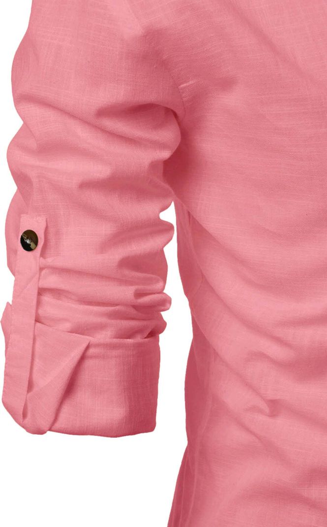 Solid Pure Cotton Straight Kurta for Men - Image 6