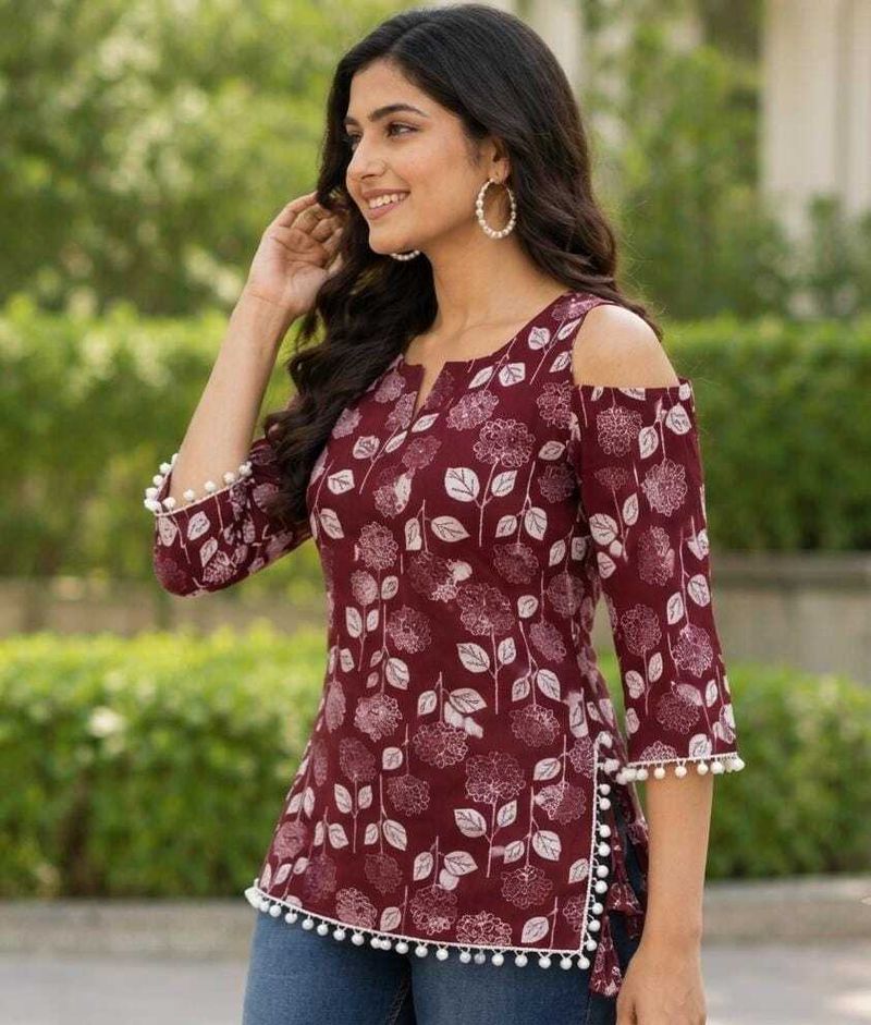 Shri Shyam Garment Shri Shyam Floral Print Viscose Rayon Kurta - Image 6