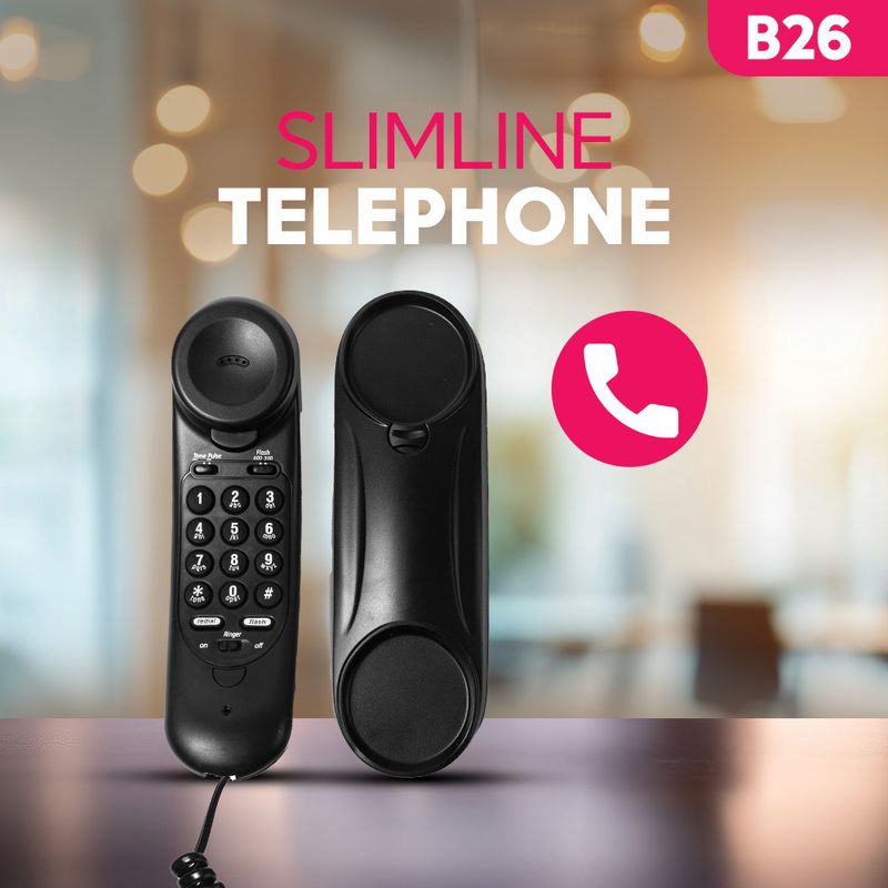 Beetel B26 Corded Landline Phone with Answering Machine (Black) - Image 6