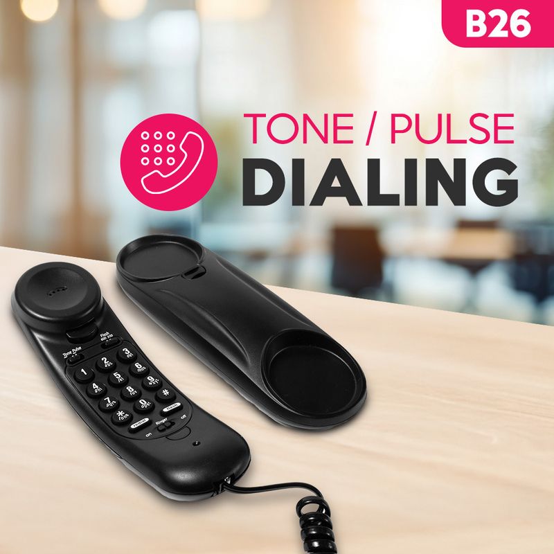Beetel B26 Corded Landline Phone with Answering Machine (Black) - Image 5