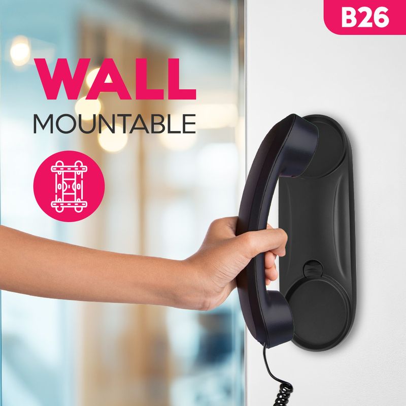 Beetel B26 Corded Landline Phone with Answering Machine (Black) - Image 4