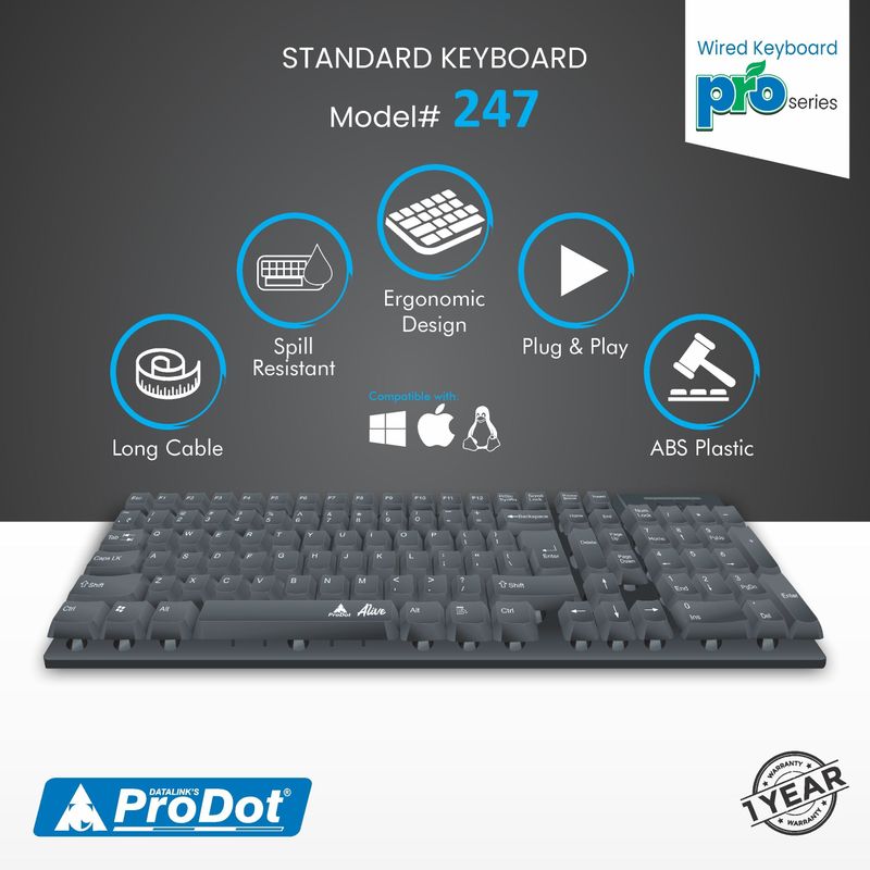 PRODOT 3-Pack High-Performance Keyboard and Mouse - Image 4