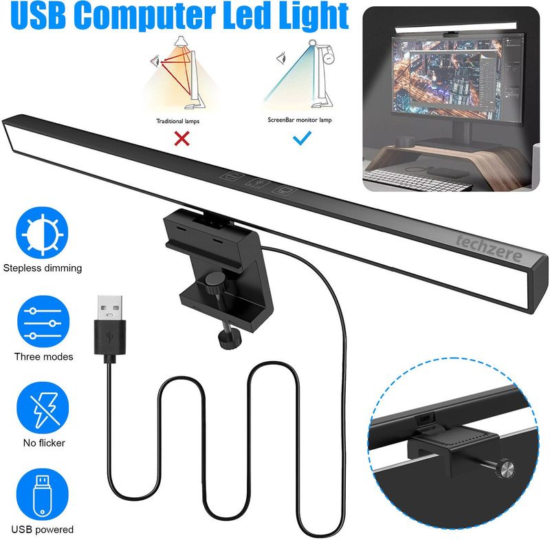 Techzere 13-Inch Laptop Monitor Screen Light Bar - Image 3