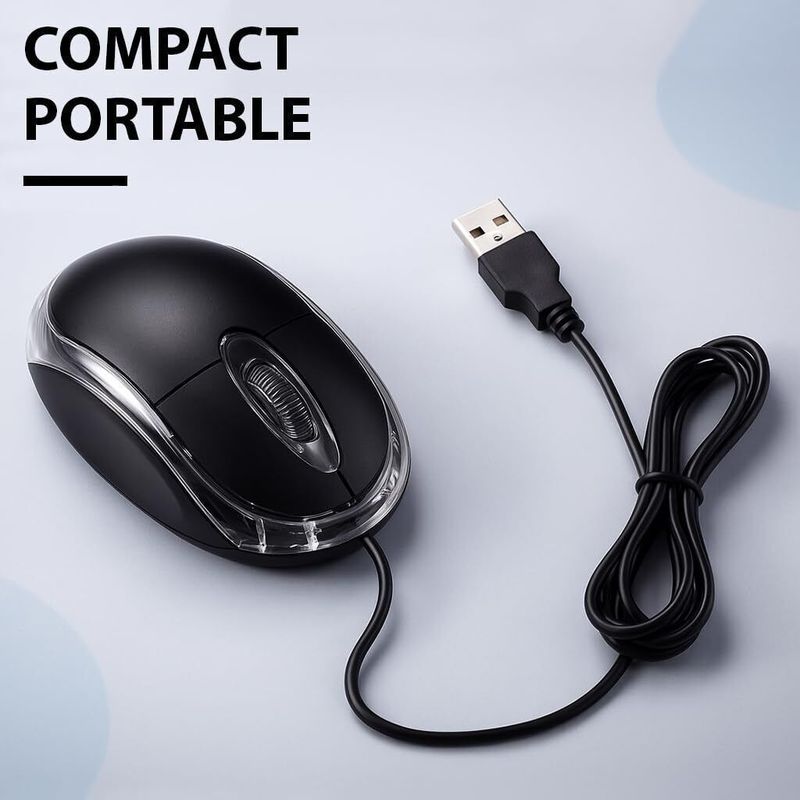 SKOG Wired Keyboard and Mouse Combo with USB Hub - Image 3
